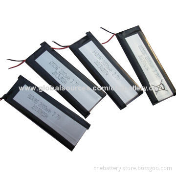 Rechargeable Lithium Polymer Battery With 3.7V/5,000mAh PL845084 & 8.4*50*84mm Maximum Dimensions